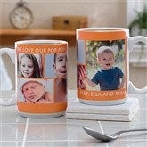 Picture Perfect Personalized Photo Mug- 15 oz.-5 Photo - 12730-L5