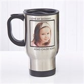 Picture Perfect Personalized Photo Travel Mug-1 Photo - 12733-1