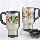 Picture Perfect Personalized Photo Travel Mug-4 Photos - 12733-4