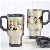 Picture Perfect Personalized Photo Travel Mug-6 Photos - 12733-6
