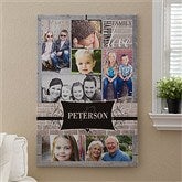 Family Photo Memories Personalized Canvas - 24