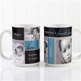 My Favorite Faces Photo White Handle Coffee Mug-11 oz. - 12739-S