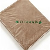 Irish Pride Embroidered Sherpa Blanket - 12817