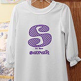Alphabet Name Youth Nightgown - 1282-NG