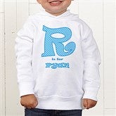 Alphabet Name Toddler Hooded Sweatshirt - 1282-THS