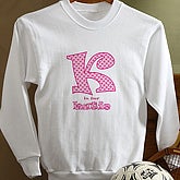 Alphabet Name© Crew Neck Sweatshirt - 1282-YS