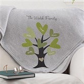 Leaves of Love Personalized Sweatshirt Blanket - 12871