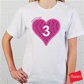 Mommy Of Personalized White T-Shirt - 12881-C