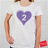 Mommy Of Personalized White Fitted Tee - 12881