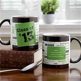 School Spirit Personalized Mug-Black Handle - 12958-B