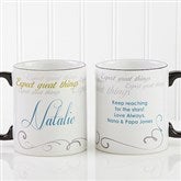 Cup Of Inspiration  Personalized Mug- 15 oz. - 12972-L