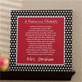 A Teacher's Promise Personalized 12