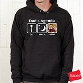 Black Hooded Sweatshirt - 13053-BS