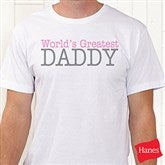 Daddy Personalized Adult Tee - 13080-AT