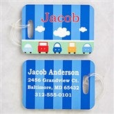 Transportation Personalized Luggage Tag 2 Pc Set - 13180
