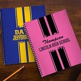 School Spirit Personalized Large Notebooks-Set of 2 - 13182