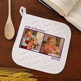 Picture Perfect Personalized Potholder - Two Photo - 13220-P2