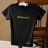 The Bridal Party Black Fitted Tee - Adult - 1475-B