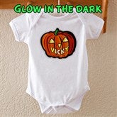 Glow In The Dark Pumpkin Baby Bodysuit - 1662-BB