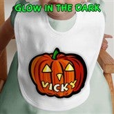 Glow In The Dark Pumpkin- Infant Bib - 1662-IB