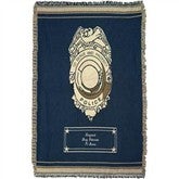 Heroes Tapestry Afghan - Police Officer - 1824D-P