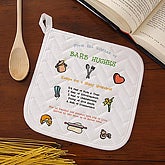 Recipe for a Happy Household© Potholder - 2419-P
