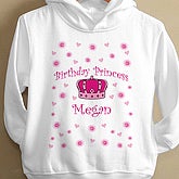 Birthday Princess©- Toddler Hooded Sweatshirt - 2487-THS