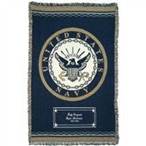 Proud To Serve Afghan - NAVY - 2507D-NA