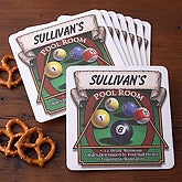 Pool Room Coasters - Set of 8 - 3257D-C