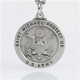 St. Michael Men's Pendant- Army - 3529-A