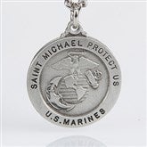 St. Michael Men's Pendant- Marines - 3529-M