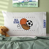 All Star Sports Personalized Pillowcase - 3931