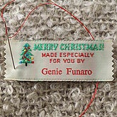 Merry Christmas Sewing Label - 3945D-MC