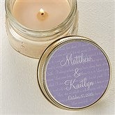 Love Is Patient Candle Tin Favors - 4004