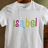 Kid's Personalized Name©- Youth T-Shirt - 4165-YT