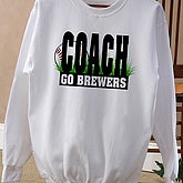Baseball Coach Adult Sweatshirt - 4261S