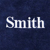 Men's Embroidered Towel Wrap- Name - 4267-N