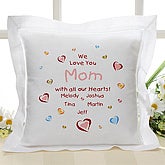 All Our Hearts Collection Linen Keepsake Pillow - 4322