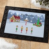 Winter Family Characters© Personalized Doormat - 4418