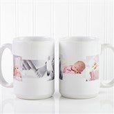 5 Photo Collage Personalized Coffee Mug- 15 oz. - 4463-L