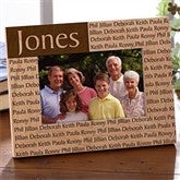 Family is Forever Personalized Picture Frame - 4x6 - 4523