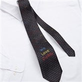 His Little Ones Personalized Neck Tie - 4546