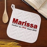 Cookin' Up Love© Personalized Potholder - 4564-P