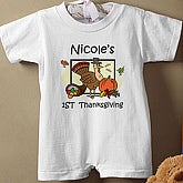 My First Thanksgiving© Infant T-Romper  - 4587IT