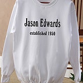 Established Birthday Adult Sweatshirt - 4611-AS