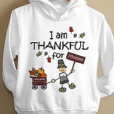 I Am Thankful© Toddler Hooded Sweatshirt - 4624THS