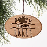 Hooked On You© Engraved Ornament - 4694
