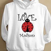 Little Love Bug Toddler Hooded Sweatshirt - 4812-THS