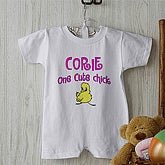 Cute Chick© Infant T-Romper - 4824Z