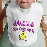 Cute Chick© Personalized Bib - 4824B